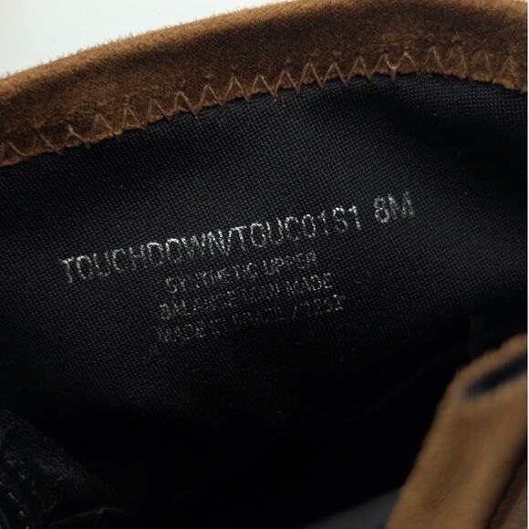 Steve Madden Touchdown Ankle Booties Side Zip Women's Brown Size US8M EU39 - Picture 7 of 15